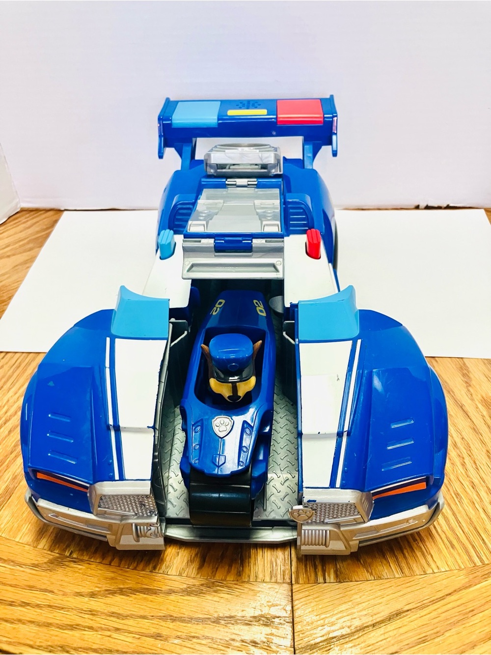 Paw Patrol Movie Chase 2 in 1 Transforming Police Cruiser Works Read No Discs